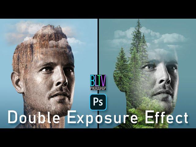 Photoshop: How to Create an Awesome, Double Exposure Photo Effect.