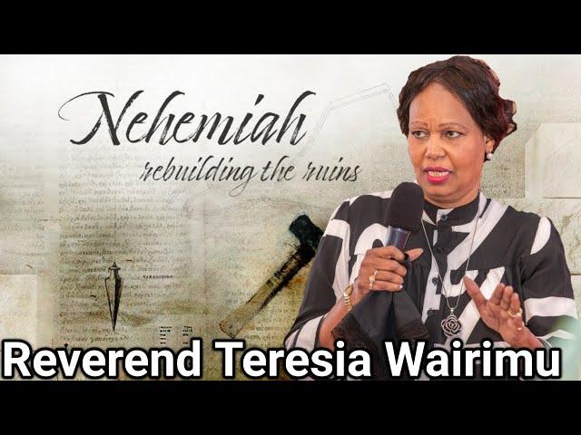 Reverend Teresia Wairimu- WHERE THERE IS AN ERROR DEMOLISH AND REBUILD