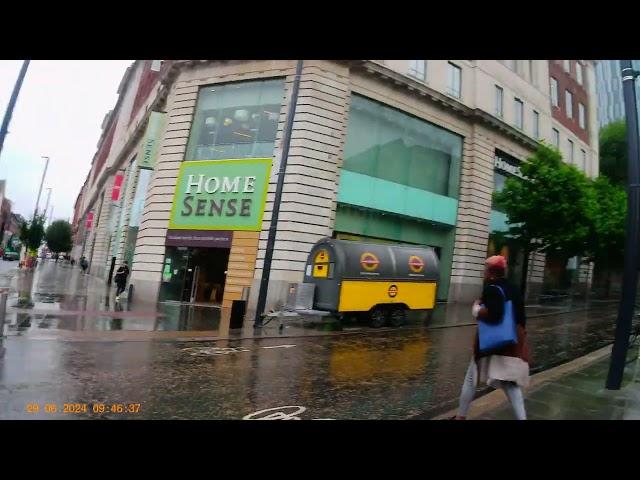 Leeds Saturday Morning Walk: From Grand Theatre to Headrow via Merrion Centre | June 2024 | 4K"