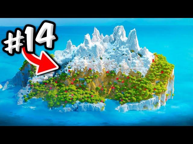 TOP 20 BEST SURVIVAL ISLAND SEEDS For MINECRAFT 1.21! (Bedrock & Java)