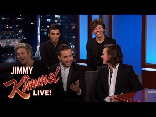 Jimmy Kimmel Asks One Direction "Who is Most Likely To...?"