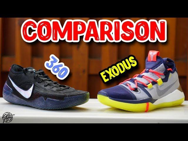 Nike Kobe AD NXT 360 & Kobe AD Exodus Comparison!