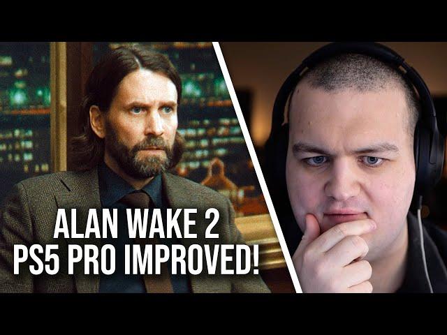 Alan Wake 2 Improved on PS5 Pro, 40FPS Mode Added!