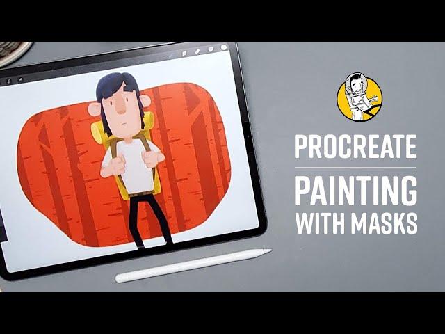 Procreate 5 Tutorial - Masks and Clipping Masks