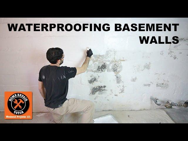 Waterproofing Basement Walls with DRYLOK® Paint -- by Home Repair Tutor