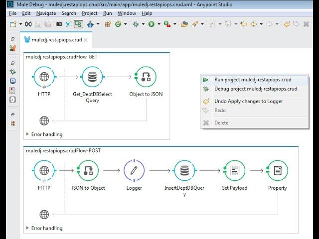 Building Restful API in Mule ESB Using HTTP and Database Connectors