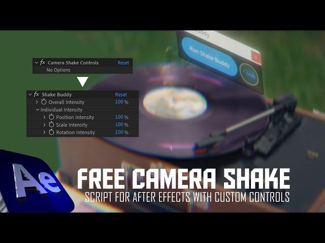 Customizable FREE Camera Shake in After Effects | Shake Buddy