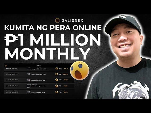 Kumita Ng Pera Online ₱1 Million Monthly Income | GALIONEX Withdraw Proof (June 2024)