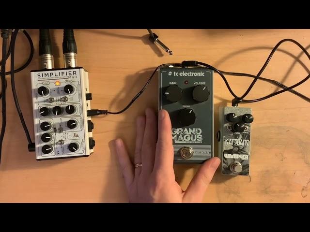 Wampler Ratsbane & TC Electronic Grand Magus - Stacked & Blended with Simplifier MK2