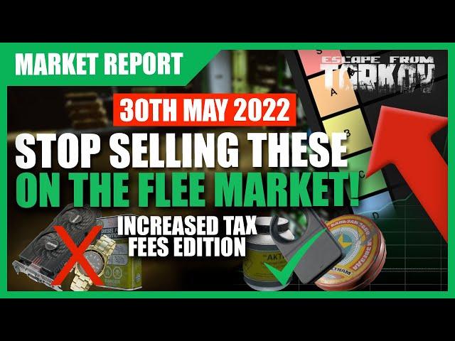 LOOT TIER LIST (30th May 2022) What Items are best to Keep / Sell Flea Market Escape From Tarkov EFT