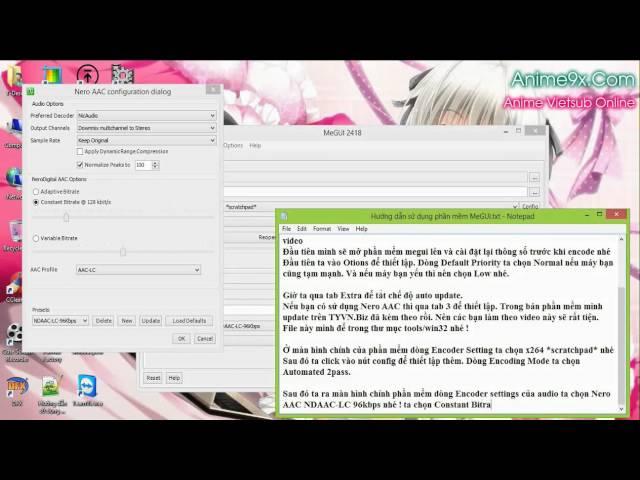 [AnimeVN.Biz] Hướng dẫn encode video bằng phần mềm MeGUI chi tiết nhất