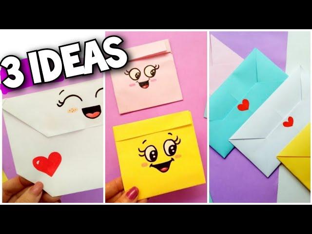 3 Incredible Paper Envelope Ideas Without Glue | Easy and Quick DIY | Lovely Art DIY