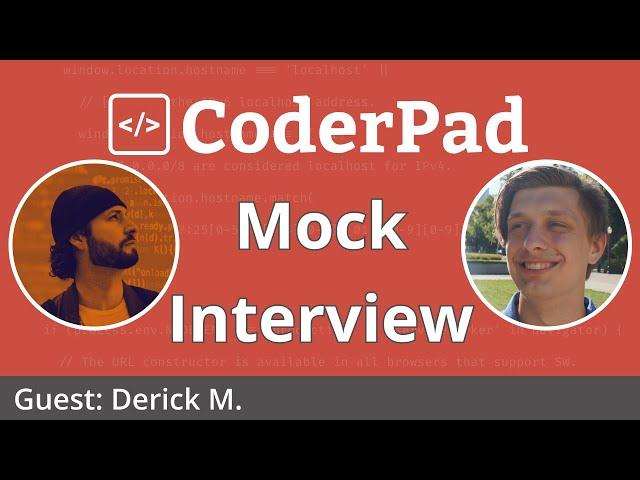 Junior Dev Mock Interview on CoderPad