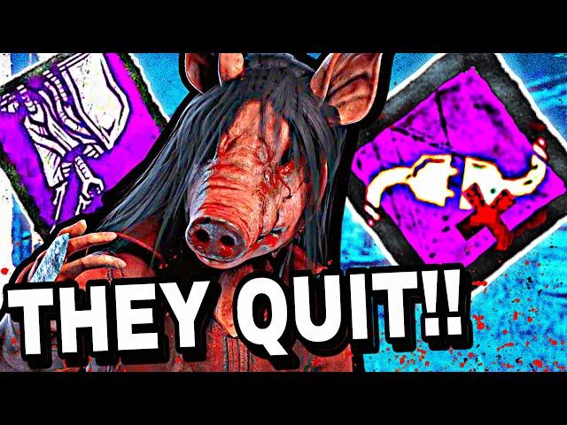 THIS PIG BUILD Makes Survivors QUIT!! | Dead by Daylight