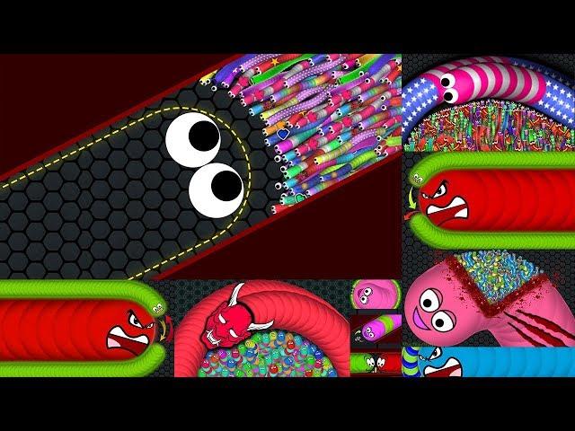 Top 10 Most Viewed Videos On My Channel 2018 | Wormate.io & Slither.io Best Gameplay Compilation!