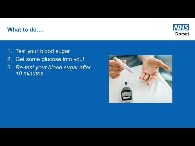 What to do if you think you are having a hypo