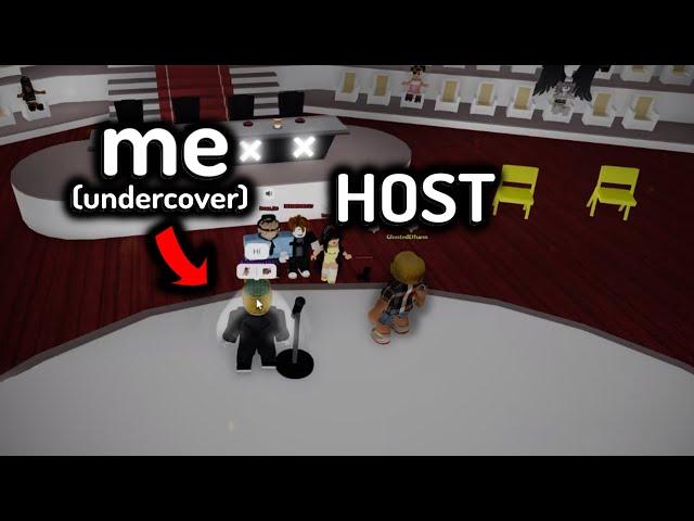 going undercover in a voice chat server in roblox got talent