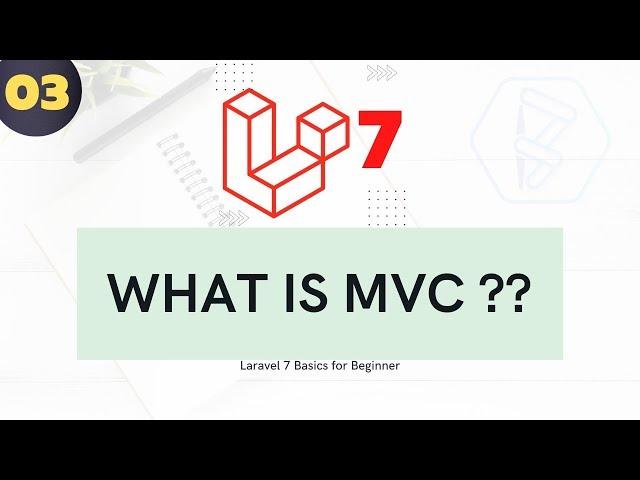 3 Laravel 7 for beginner - What the heck is MVC