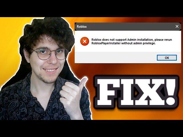 How To Fix Roblox Does Not Support Admin Installation Please Rerun