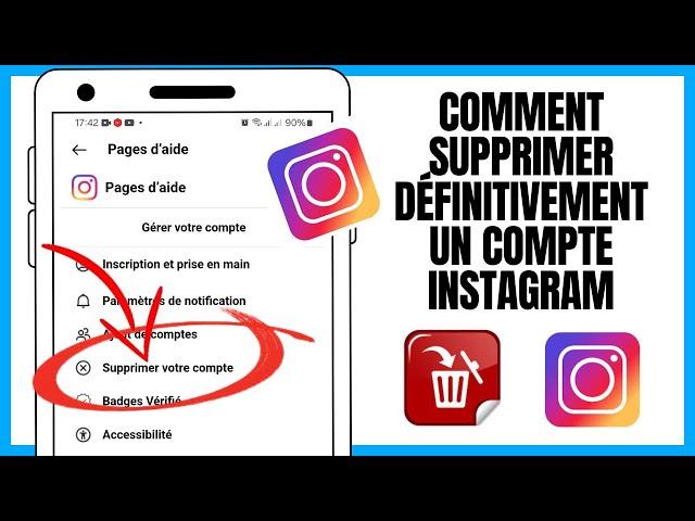 Comment supprimer définitivement un compte Instagram (nouvelle 2024) | Supprimer le compte Instagram