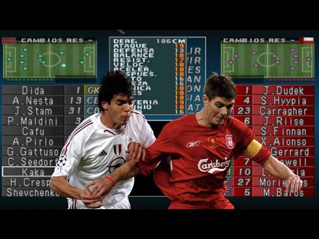 Winning Eleven - Milan vs Liverpool 2004/2005 Champions League