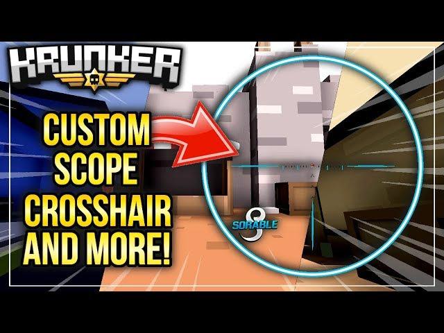 HOW TO GET CUSTOM SCOPES, CROSSHAIRS AND MORE IN KRUNKER.IO!