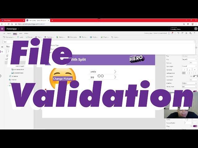 PowerApps File Upload Validation