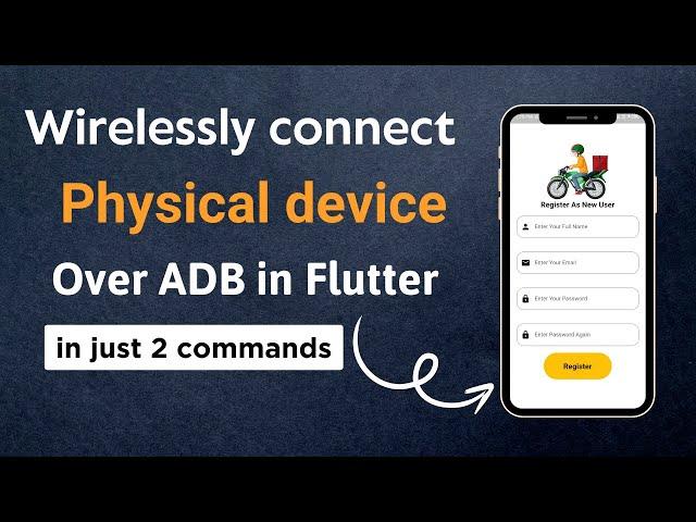 How do I connect a device to flutter adb? || How to run Flutter app Wirelessly || flutter adb