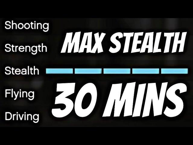 HOW TO MAX OUT STEALTH IN 30 MINS!!! *BEST METHOD* (GTA5 Online)