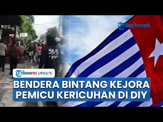 Polisi Ungkap Penyebab Kericuhan Jogja, Massa Demo 'Free West Papua' Pasang Bendera Bintang Kejora