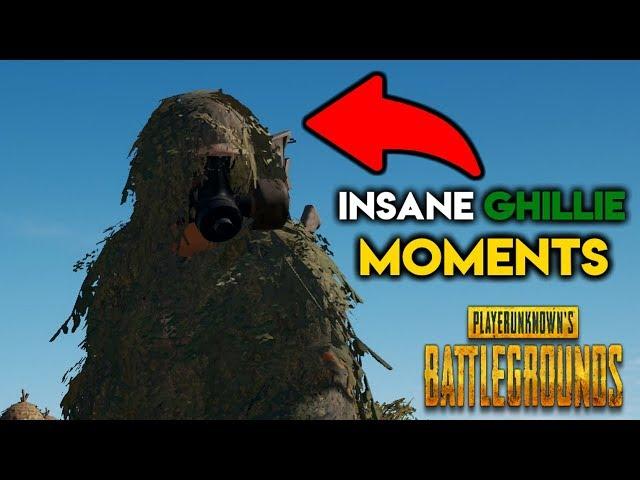 PUBG - MOST INSANE GHILLIE SUIT MOMENTS EVER (Playerunknown's Battlegrounds)