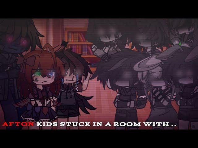 AFTON KIDS STUCK IN A ROOM WITH FNAF 1 (MISSING CHILDREN) FOR 24 HOURS! |My Au|