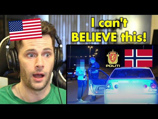 American Reacts to Norwegian Police Chase