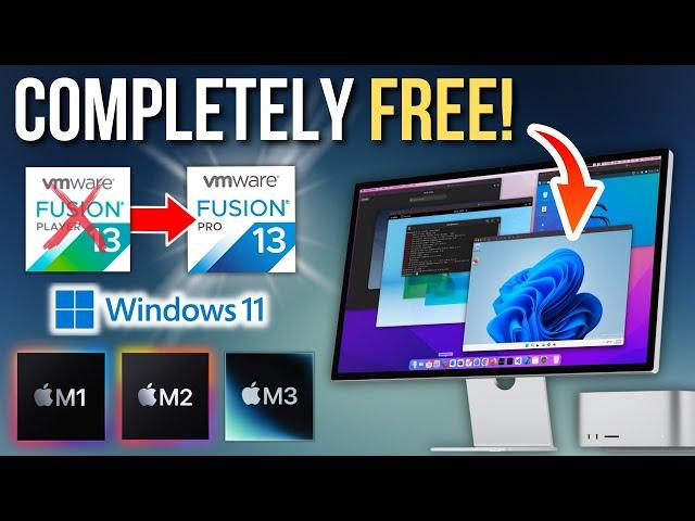 VMware Fusion PRO is now FREE! Best Windows 11 ARM on Mac?