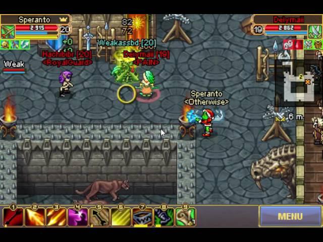 Warspear (online multiplayer game, Android/Windows/OS) This is full critical hit (double hit)