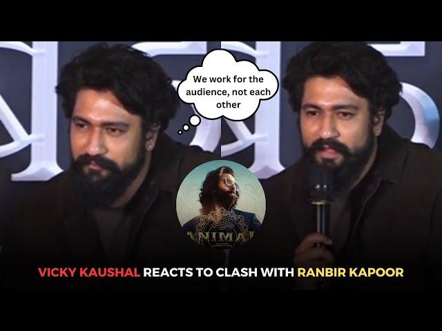 Vicky Kaushal REACTS to box office clash with Ranbir Kapoor starrer Animal | WATCH