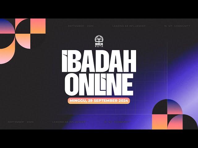 ibadah online 29 Sept 2024 | KU II | Berinisiatif Untuk Mengubah Komunitas | Ps. Efendy Tahir