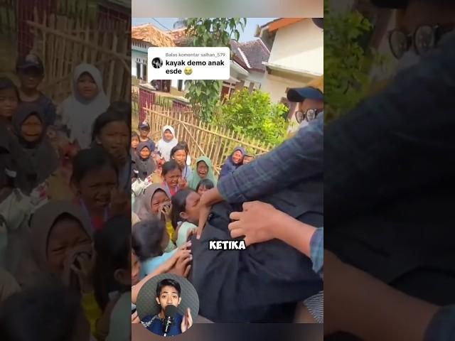 Momen anak" didesa tak ingin ditinggal pergi oleh para mahasiswa KKN #shorts #viral