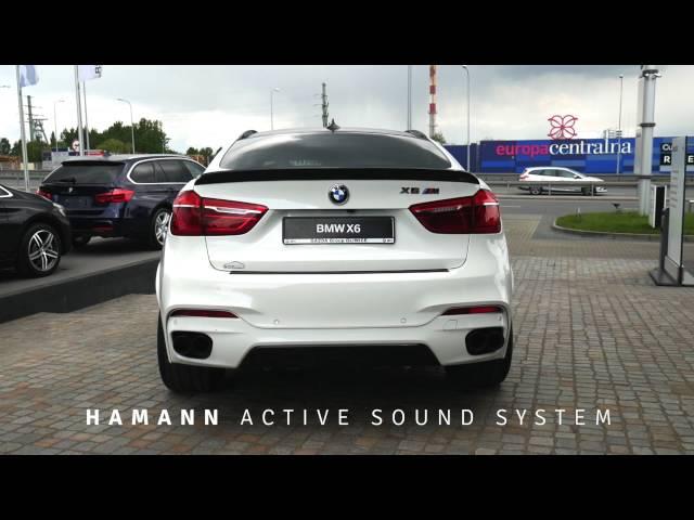 BMW X6 M50d F16 with HAMANN Active Sound Exhaust System