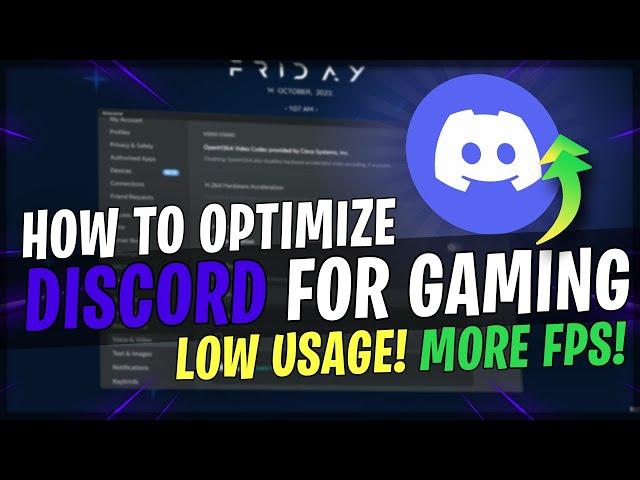 DISCORD: DISABLE THESE SETTINGS FOR INSTANT FPS BOOST!