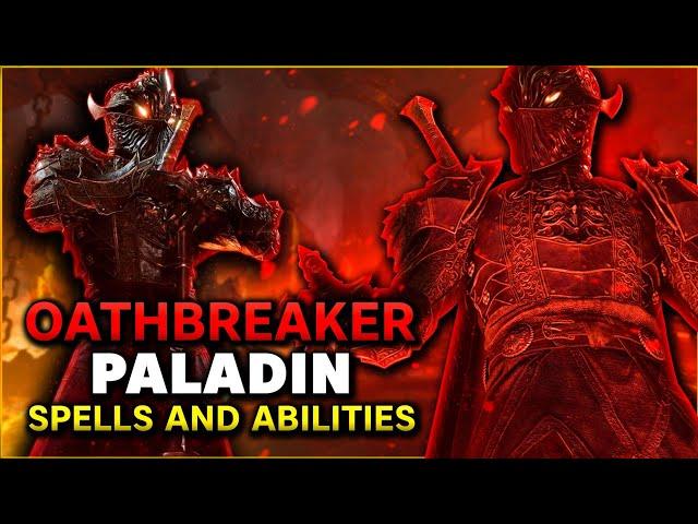 Oathbreaker Paladin - All Spells And Abilities - Baldur's Gate 3 Subclass Guide