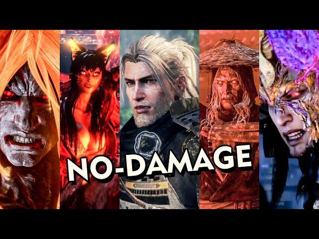 Nioh 2 - All Boss Fights (No Damage)