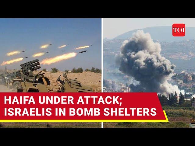 Israeli Military Base 'Bombarded' With Missiles In Haifa; Israelis Flee Homes, Port City Attacked