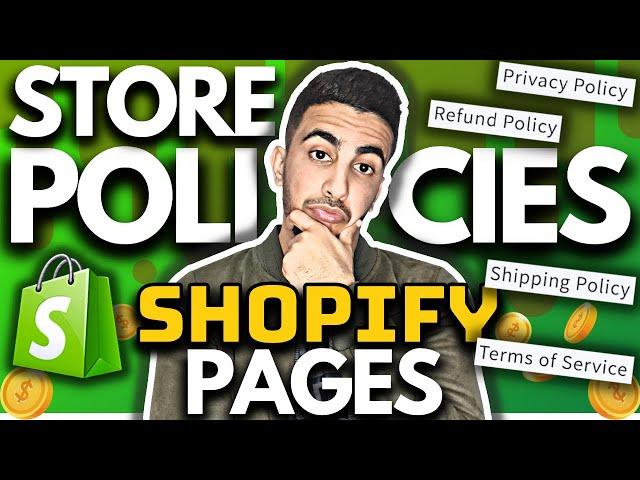 How To Add Store Policies And Legal Pages On Shopify