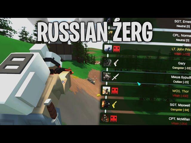 GETTING ATTACKED BY RUSSIAN ZERG | Unturned Survival