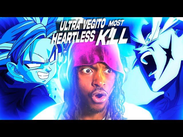 TRUNKS IS ACTUALLY HIM!! Vegito WTFFF!! | ULTRA VEGITO'S MOST HEARTLESS KILL REACTION