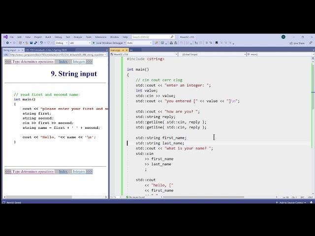 02.5 std::getline() function