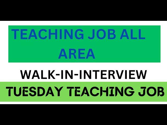 8 Plus school vacancy | Delhi Ncr Teaching | Job Teacher Job Sahi Hai