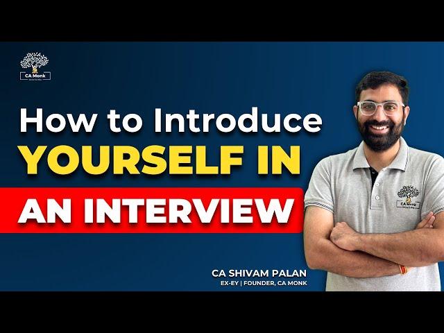 How to Introduce Yourself In Interview!