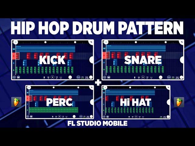 how to make & mastering drums in fl studio mobile 2024 | fl studio mobile tutorial